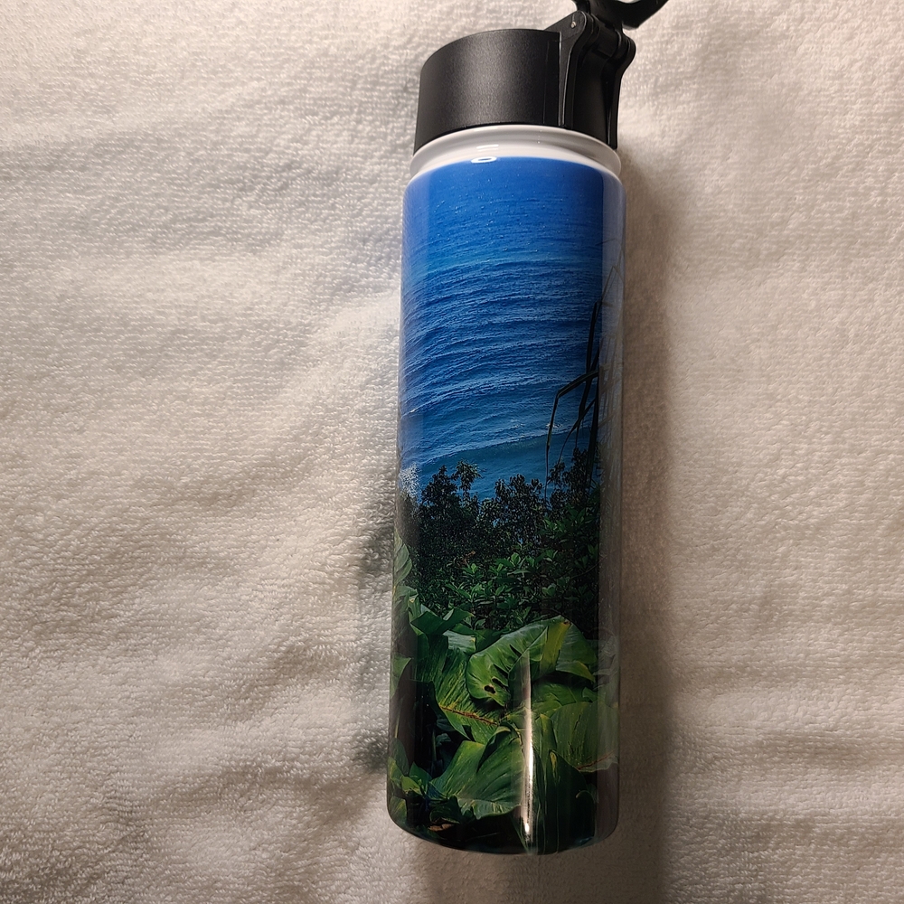 Blue and Green Scenic Water Bottle(RESTOCKED)